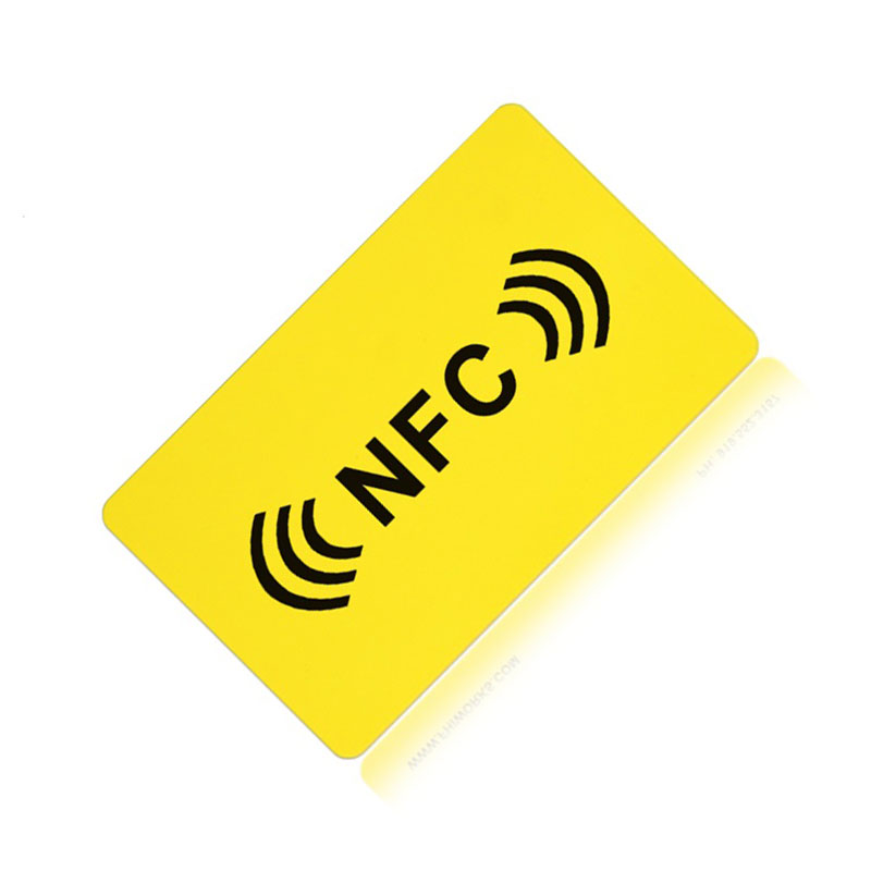 13,56 MHz frekvenciájú műanyag RFID Nfc érintés nélküli fizetési biztonság nfc intelligens kártya