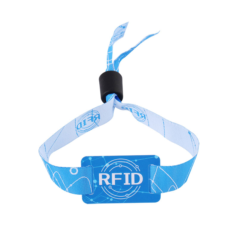 13,56 MHz-es IC Chip RFID jegy Proximity karkötő Nylon RFID csuklópánt