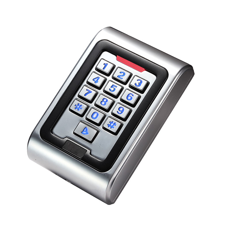 13.56Mhz MF IC fém titkosított kártyaolvasó billentyűzet ajtó Rfid billentyűzet olvasó